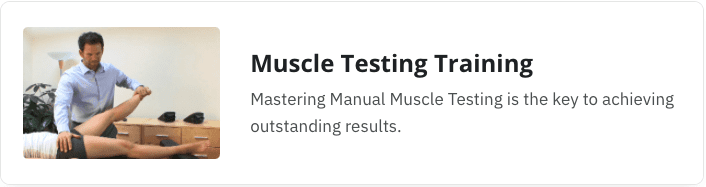 Muscle Testing Training course by Dr. Robert Ciprian